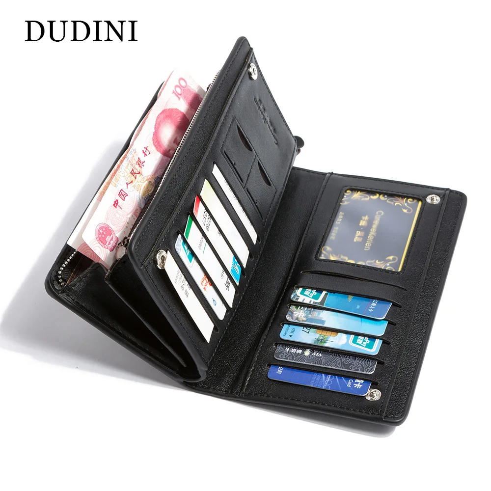  Hot!! Fashion Men Brand Design Leather Wallets Business Long Zipper Purse Honorable Clutch Coin Bag In Bag 