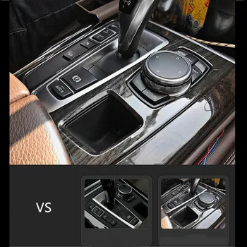 

Car Styling For BMW X5 F15 X6 F16 2014-18 ABS Center Console Gear Shift Panel Decoration Cover Trim Interior Accessories