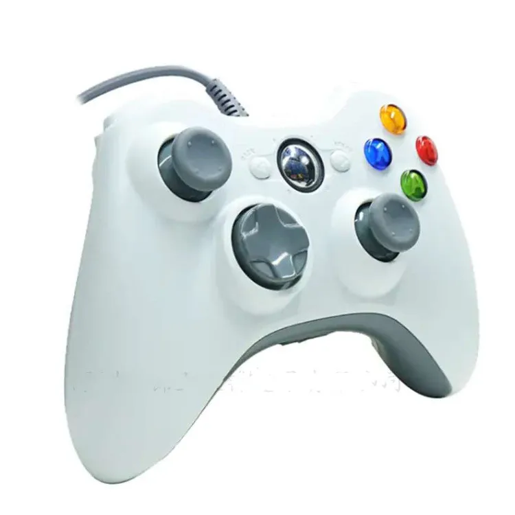 Оптовые продажи с фабрики геймпад для Xbox 360 проводной контроллер XBOX джойстик ПК
