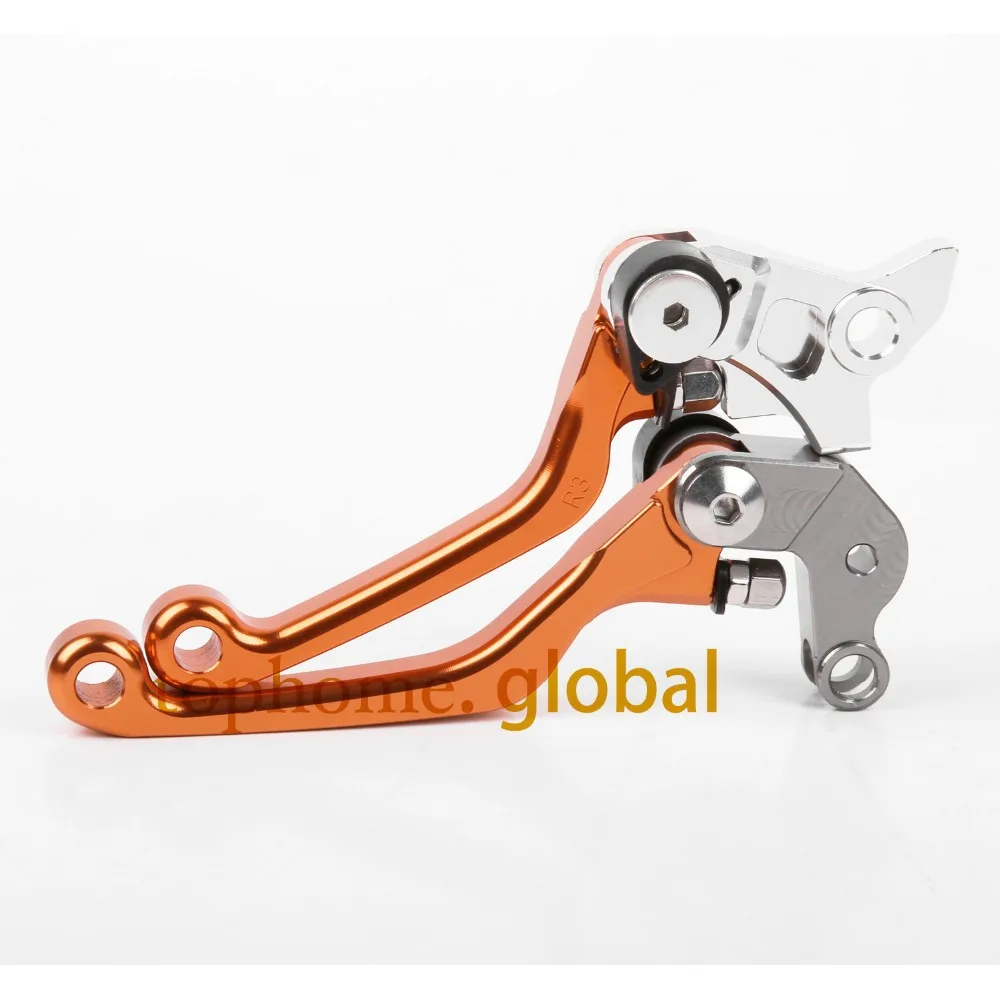 

One Pair Top quality CNC Dirtbike Pivot Brake Clutch levers Set For KTM 85SX 105SX 2004-2011 Orange 2005 2006 2007 2008