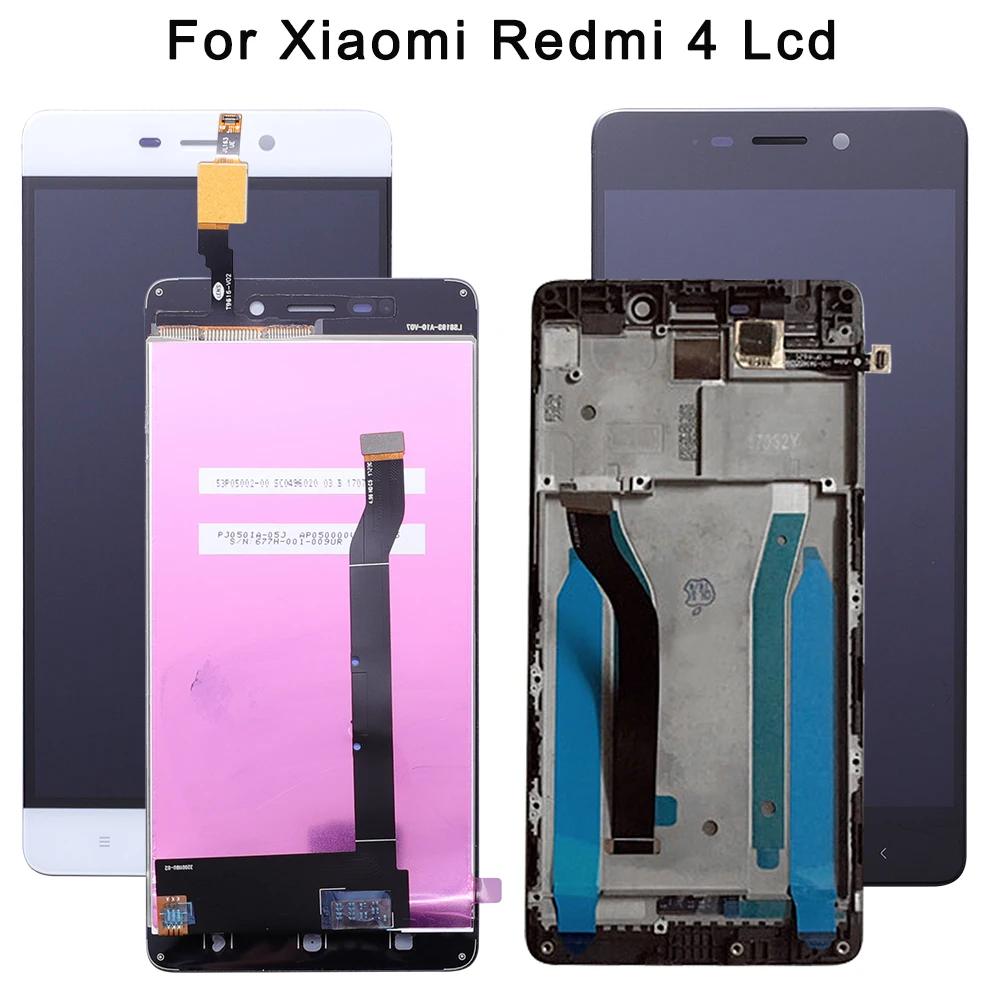  High Quality For Xiaomi Redmi 4 Standard 2GB RAM 16GB ROM LCD Screen Display+Touch Screen Digitizer