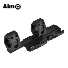AIm-O тактическая винтовка для охоты, крепление для прицела, тактический верхний рельс, удлинение 25,4 мм-30 мм, Кольцевое крепление