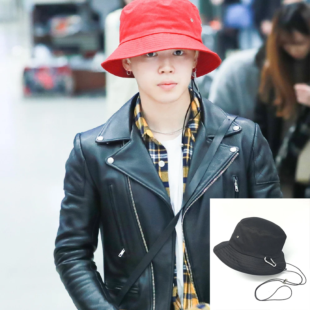 bts wearing bucket hat