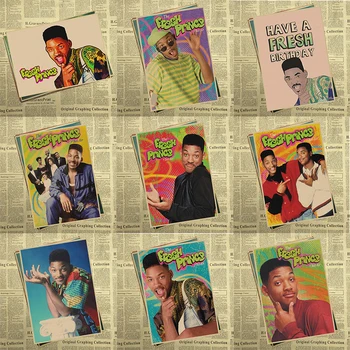 

the fresh of prince US TV Show Vintage Retro Poster Decorative DIY Wall Stickers Home Posters Bar Art Decor 30*21cm