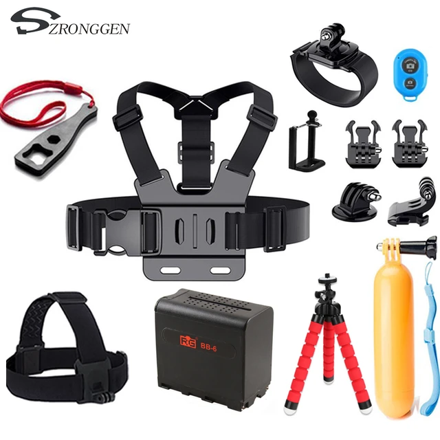 XMPPJFV-Kit d'accessoires pour Gopro fore11, 10, 9, sac de