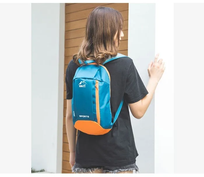 Nylon Waterproof Sport Backpack Small Gym Bag Women Pink Outdoor