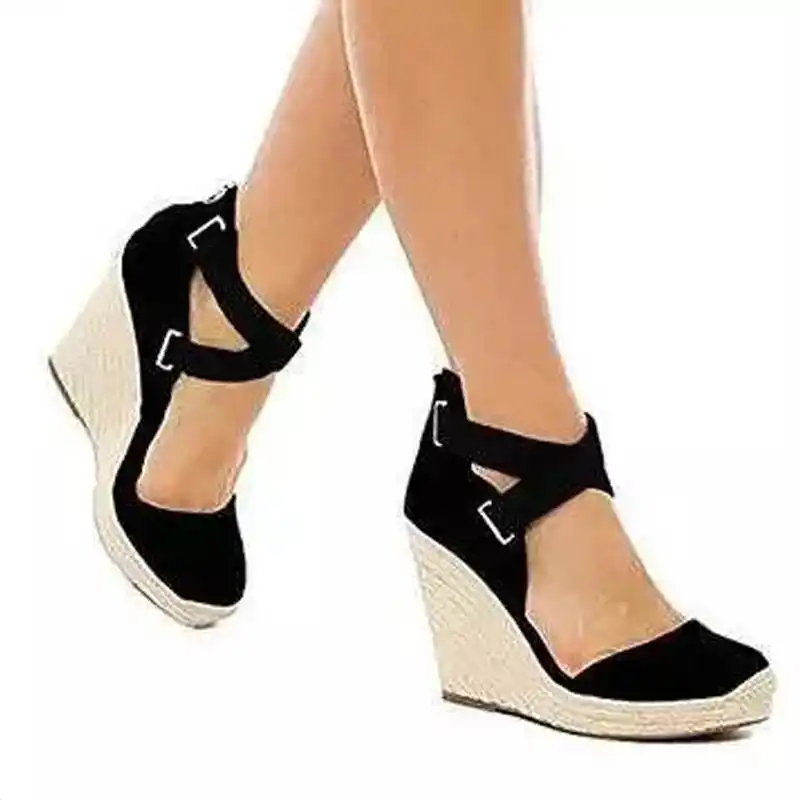 strappy platform espadrilles