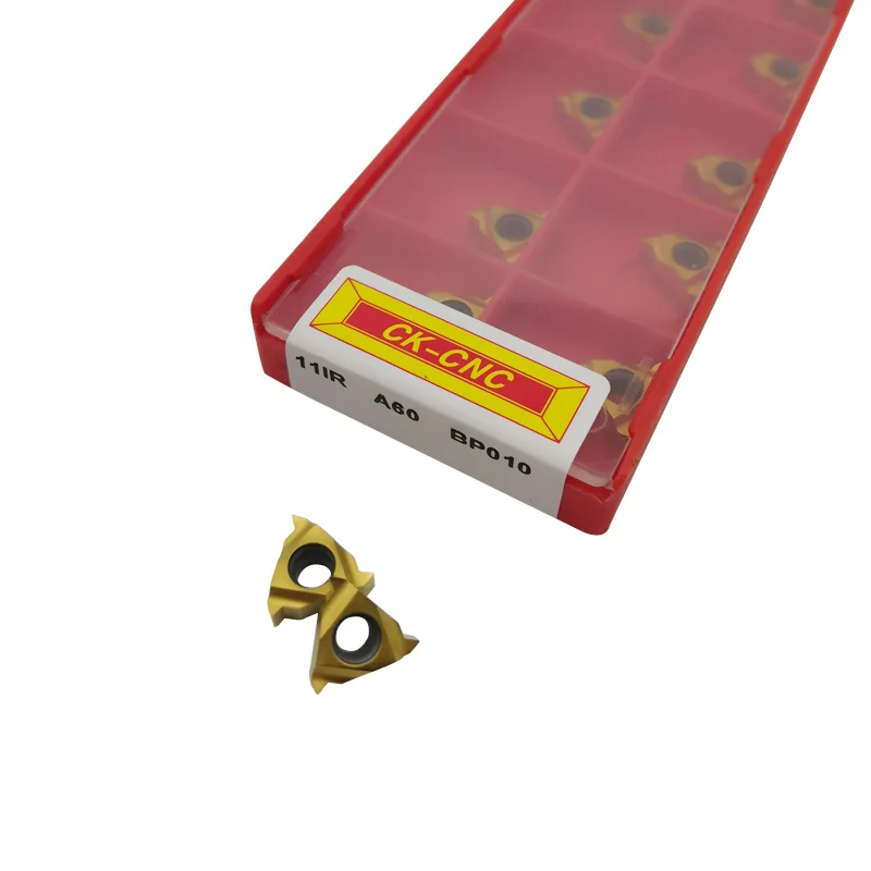 10 new CK-CNC 11IR A60 BP010 Carbide Threading Inserts