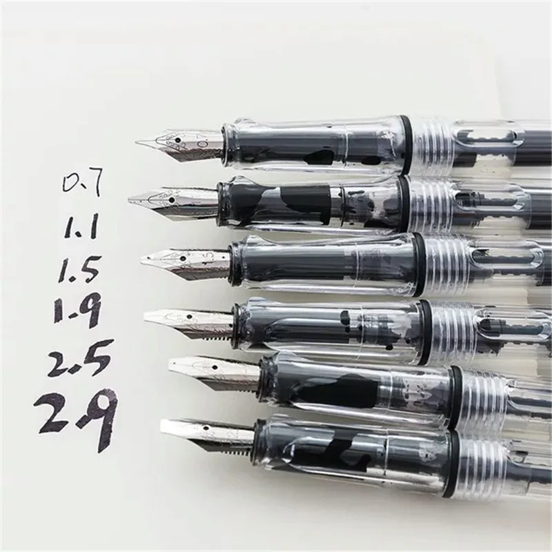 

1pc Gothic Parallel Calligraphy Art Flower Body Flat Tip Roman Tibetan Arabic Ink Fountain Pen Student School Office Supply