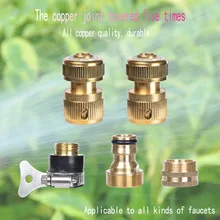 Pressure Washer Adapter Garden Hose Nozzle Sprayer Gun Brass Connectors Set of 5 Car Cleaner Tools Accessories