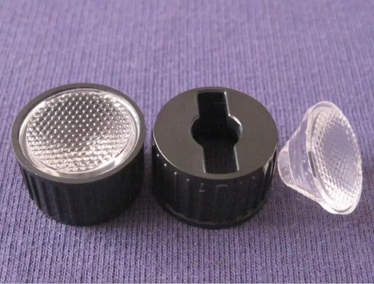 

#ZOS-20 Led Lens Sets, Lens Diameter: 20mm, With Holder Size: 22.3X13.5mm, 120 degree, PMMA materials, Bead surface