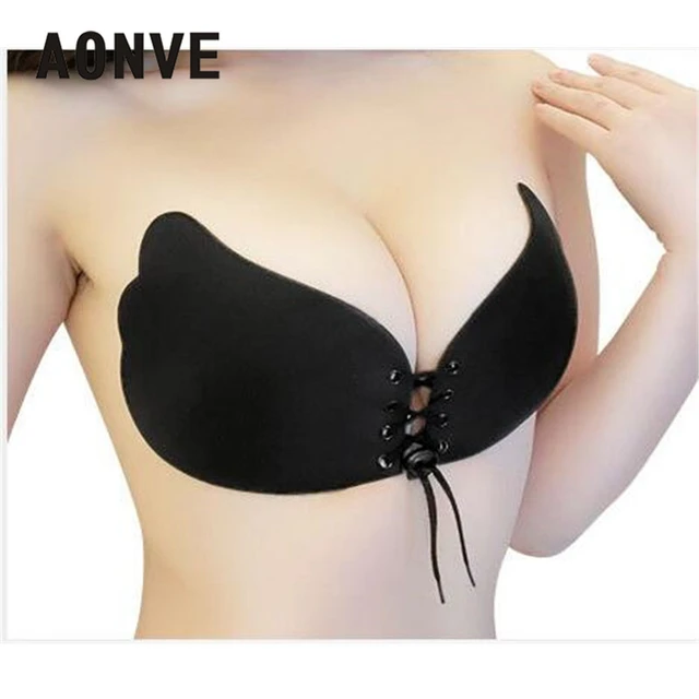 Aonve Adhesive Brassiere Invisible Bras Women Silicone Bralette Strapless  Backless Brasier Mujer Ladies A-f Cup Sutyen - Bras - AliExpress