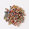 100 PCS 6mm 8mm Fashion Ceramic Beads DIY Hole Beads Handmade Porcelain Beads 10 Colors For Jewelry Making ► Photo 1/6