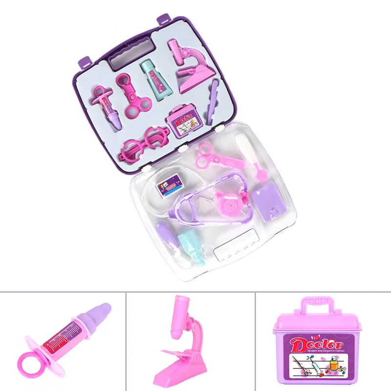 

New 1Set Simulation Medicine Box Toys Play Doctor Tool Set Funny Game Kids Education Gift