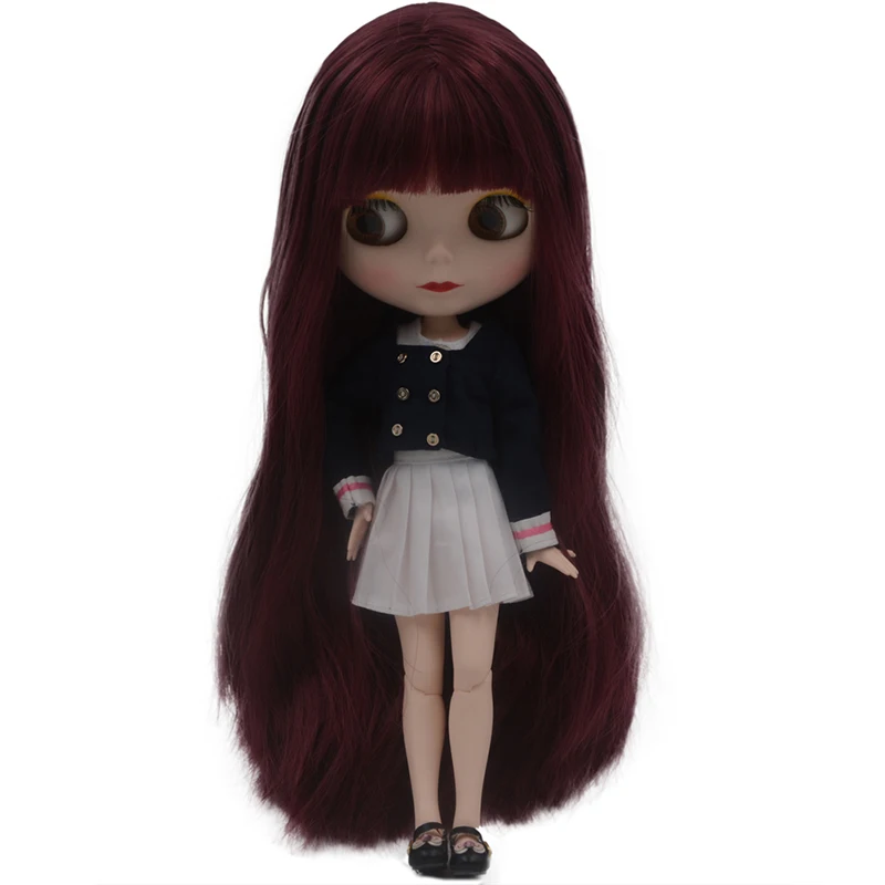 

Blyth Doll BJD, Neo Blyth Doll Nude Customized Frosted Face Dolls Can Changed Makeup and Dress DIY, 1/6 Ball Jointed Dolls SO38