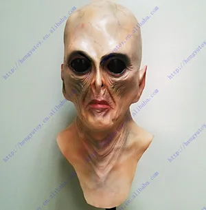 

Alien Skeleton Predator Cosplay Martian Scary Latex Halloween Mask