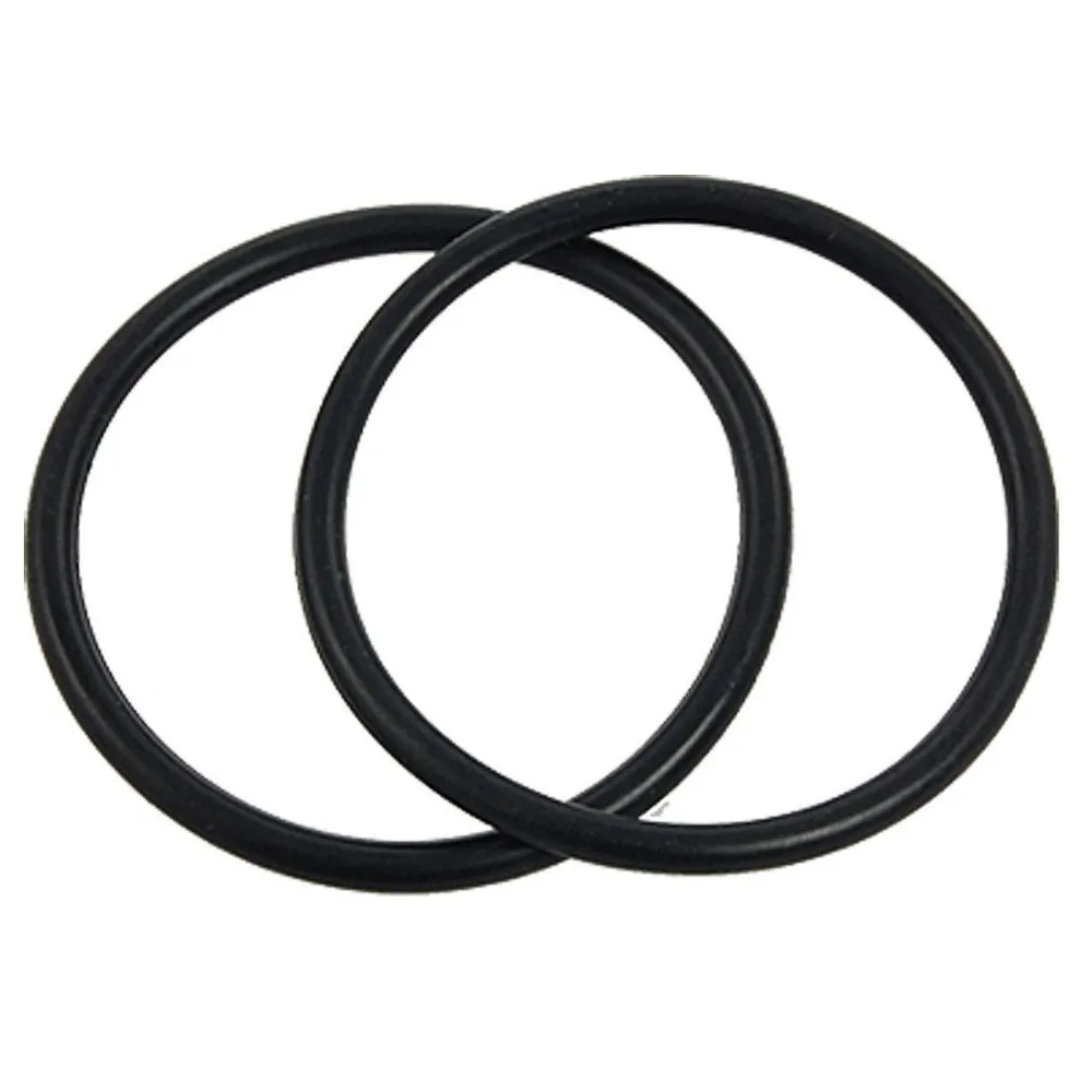 Black 52mm External Diameter Rubber Oil Seal O Ring Gasket 2 Pcsin