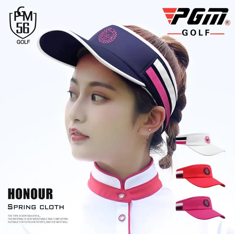 Tampão de Golfe Luvas de Golfe para Mulheres Verão ao ar Livre Esportes Sombrinha Anti uv Respirável Pgm Cap