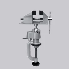 Передвижной стол тиски вращается на 360 градусов Мини высококлассные тиски diY инструмент универсальный скамья тиски маленький стол тиски