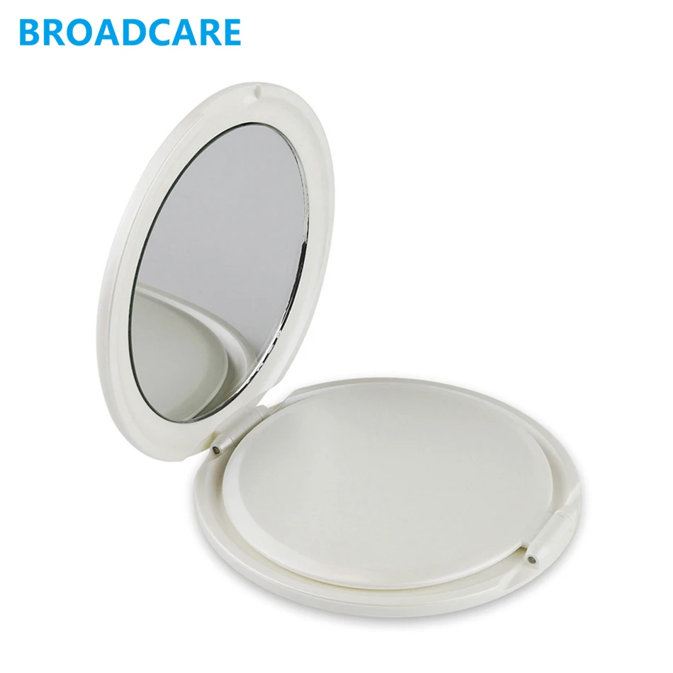 1pc Mini magnifying cosmetic mirror Portable Round Folded Compact