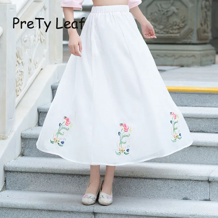 Летнее платье в этническом стиле платье с вышивкой