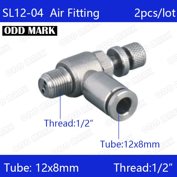 

Free shipping 2pcs/lot 12mm to 1/2" SL12-04,304 Stainless Steel Speed Connector