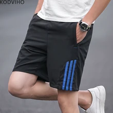 Для мужчин короткая летняя спортивная одежда Для мужчин s шорты человек плюс большой Размеры 6XL 7XL 8XL Однотонная повседневная обувь короткие мужской корейский стиль одноцветное Беговая одежда