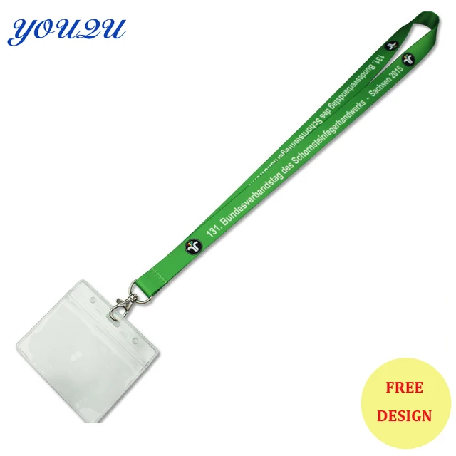 Lanyard with plastic ID cover lanyard with pvc id holder Lanyard ID ...