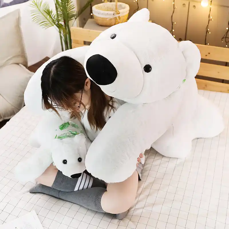 valentine's day polar bear stuffed animal