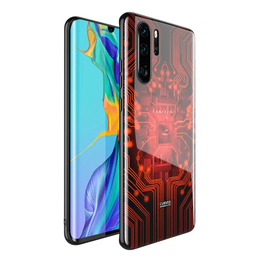 Чехол P30 pro для huawei P30pro чехол телефона 360 бампер полная задняя крышка Роскошный