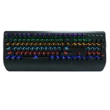 Real Mechanical Keyboard Wired USB Gaming Keyboards Backlit With 104 Keycaps Ergonomics illuminated For Gamers Computer цена Real Mechanical Keyboard Wired USB Gaming Keyboards Backlit With 104 Keycaps Ergonomics illuminated For Gamers Computer цены онлайн