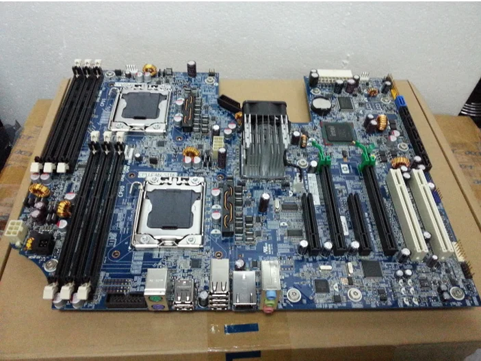 Z600 X58 1366 двойная Рабочая материнская плата 463619 001 460840 002|Промышленные компьютеры и