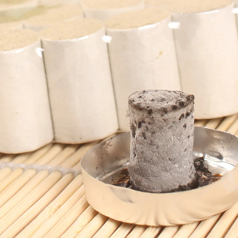 Pure moxibustion massage moxa 5 лет 108 шт. медная коробка мокса для домашнего
