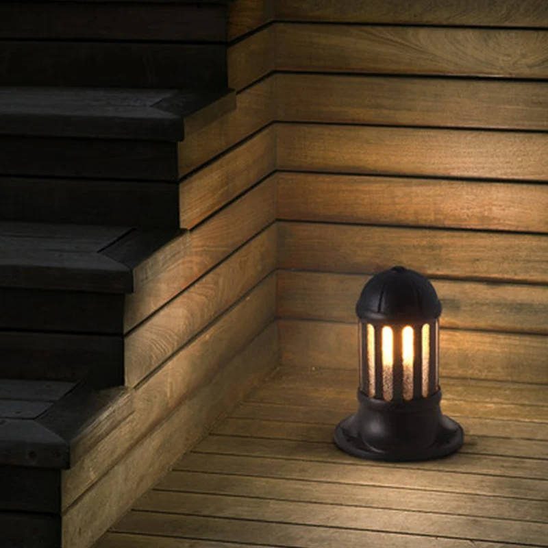 

IN JUICY Modern Courtyard Landscape Light Outdoor Waterproof Lawn Lights Grass Park Garden Villa Lamp Column Light