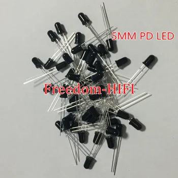 

100pcs LED 5mm 940nm IR Infrared Receiving Diode Round Tube Black Light Lamp Receiver 5MM led IR/PT/PD diodes