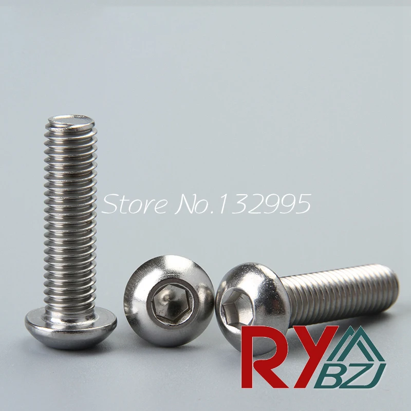 2 # 56 4 40 6 32 8 10 24 1/4 20 * L Нержавеющая сталь A2 Шестигранная головка головки винта