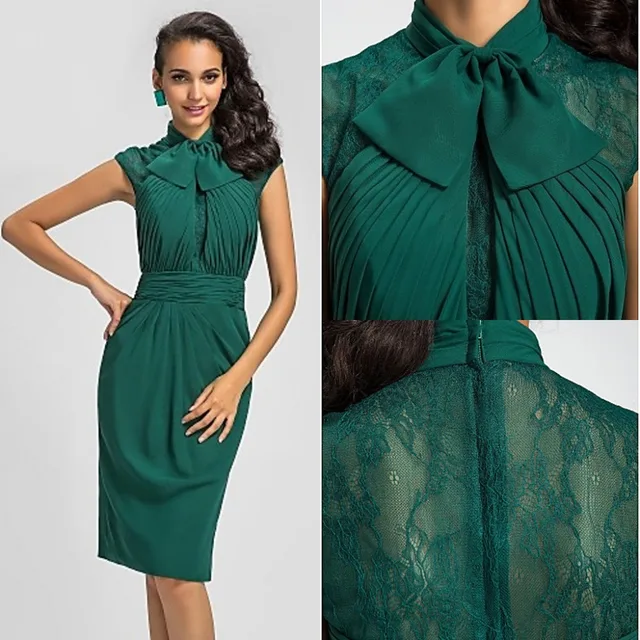 Dark Green Cocktail Dress