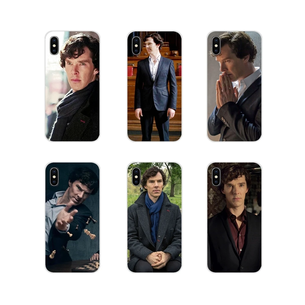

TPU Transparent Cases For Xiaomi Redmi 4A S2 Note 3 3S 4 4X 5 Plus 6 7 6A Pro Pocophone F1 Sherlock Holmes Not Now John I'm On A