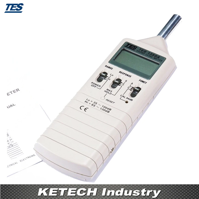 Измеритель уровня звука 35-130 дБ 0.1дб разрешение TES1350A
