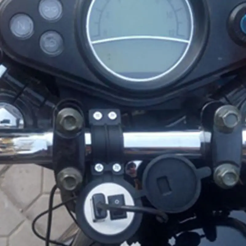 Мотоцикл телефон USB зарядное устройство адаптер питания Порт розетка 12 В