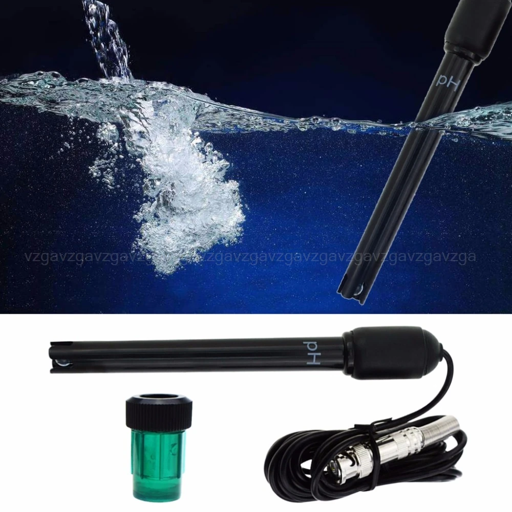 

pH Electrode with 300cm Cable BNC Socket 0.01pH Accuracy 0.00~14.00pH Range JUN12 dropship
