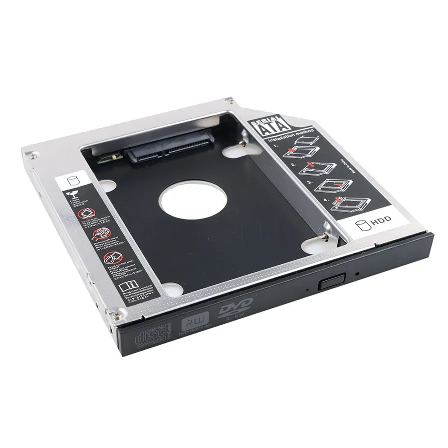 Корпус kebidu AK SATA 3 0 к Sata 2nd HDD Caddy 12 7 мм корпус SSD Optibay для Lenovo Thinkpad R400 R500 T420 T430 T520|2nd hdd|hdd