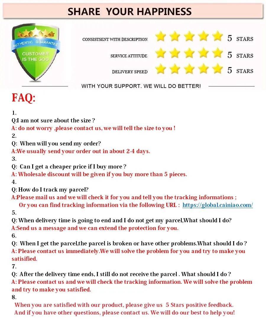 FAQ ALIEXPRESS