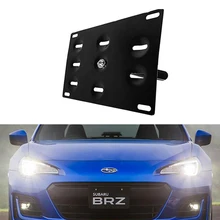Бампер буксировочный крюк номерной знак Монтажный кронштейн держатель для 2012- Subaru BRZ