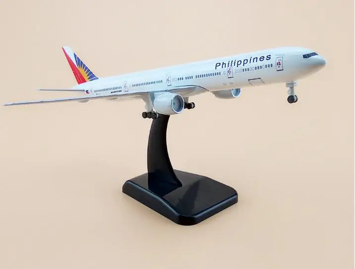 19cmの金属製飛行機,フィリピン航空,b777 300er,ボーイング777,w飛行機
