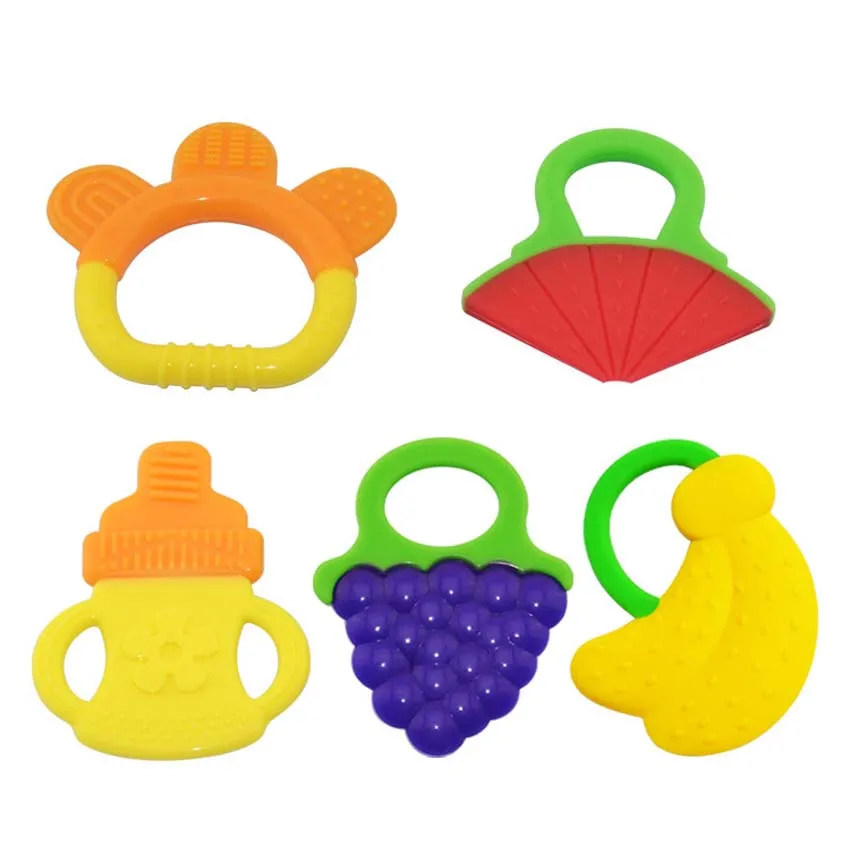1Pcs Baby Toy Product Cute Teeth Training Molar Safety Teether For Kids