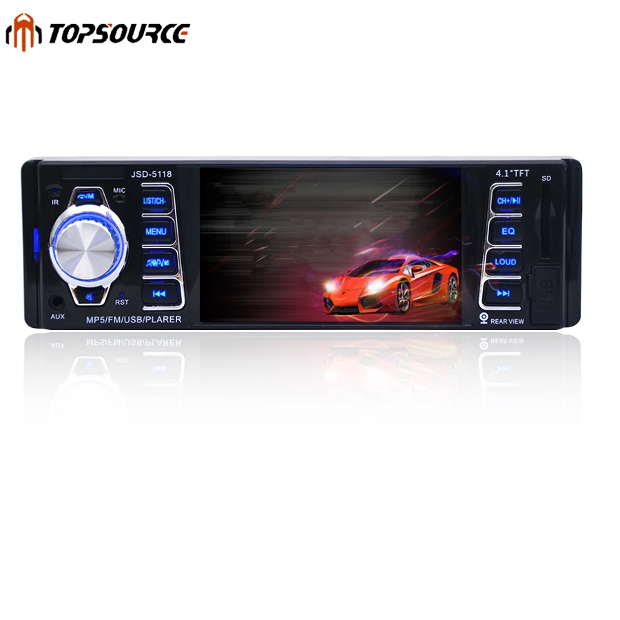 

4.1 inch Autoradio Digitale Audio Stereo Mp4-speler met Achteruitrijcamera MICROFOON voor Handsfree Call USB