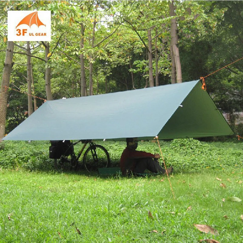 

3F UL GEAR Silver Coating Anti UV Ultralight Sun Shelter Beach Tent Pergola Awning Canopy 210T Taffeta Tarp Camping Sunshelter