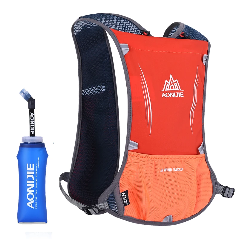 

AONIJIE Women Men Running Backpack Outdoor Sports Trail Racing Marathon Hiking Fitness Bag Hydration Vest Pack 600ml Kettle