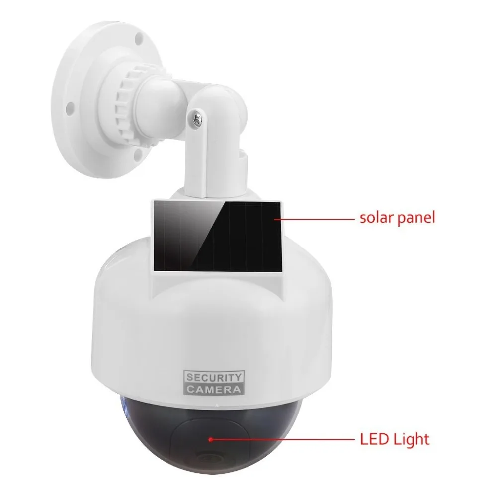 YobangSecurity CCTV Dome Dummy камера IP наружная Домашняя безопасность поддельная Солнечная